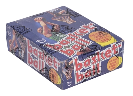 1977-78 Topps Basketball Unopened Wax Box (36 Packs) – BBCE Certified